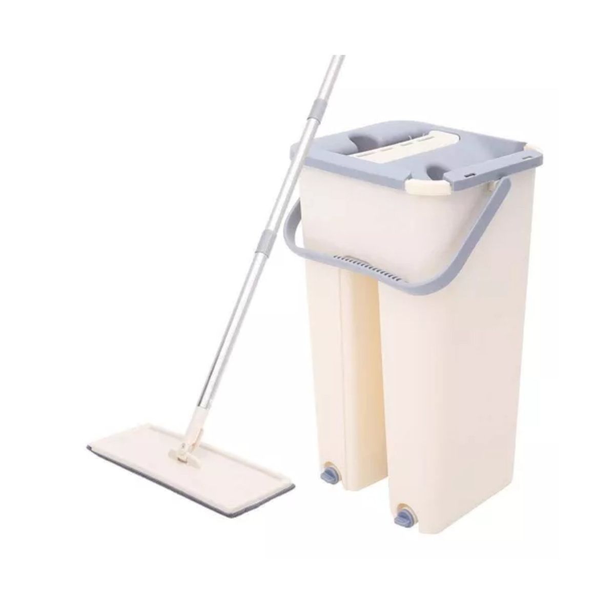 IMPORTCLICK - Mopa Trapeadora Cubeta Beige 33 CM x 13 CM IMPORTCLICK