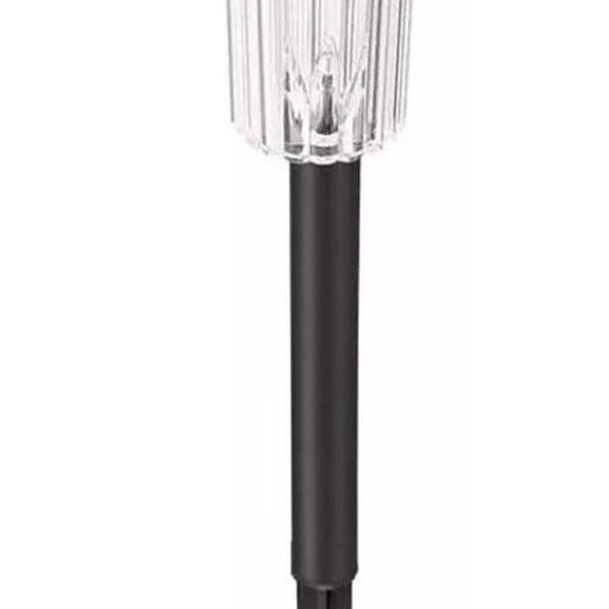 IMPORTCLICK - Pack 10 Estacas Focos LED Solar Jardín Exterior Negro