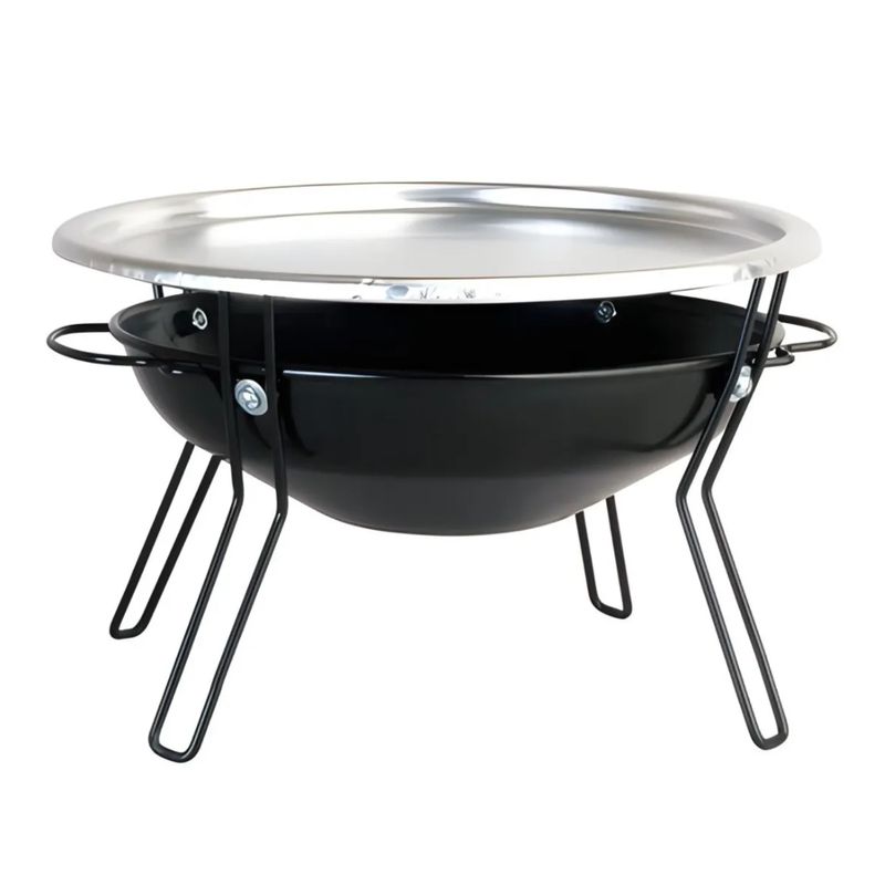 IMPORTCLICK - Parrilla Brasero Mesa Acero Inoxidable 30cm