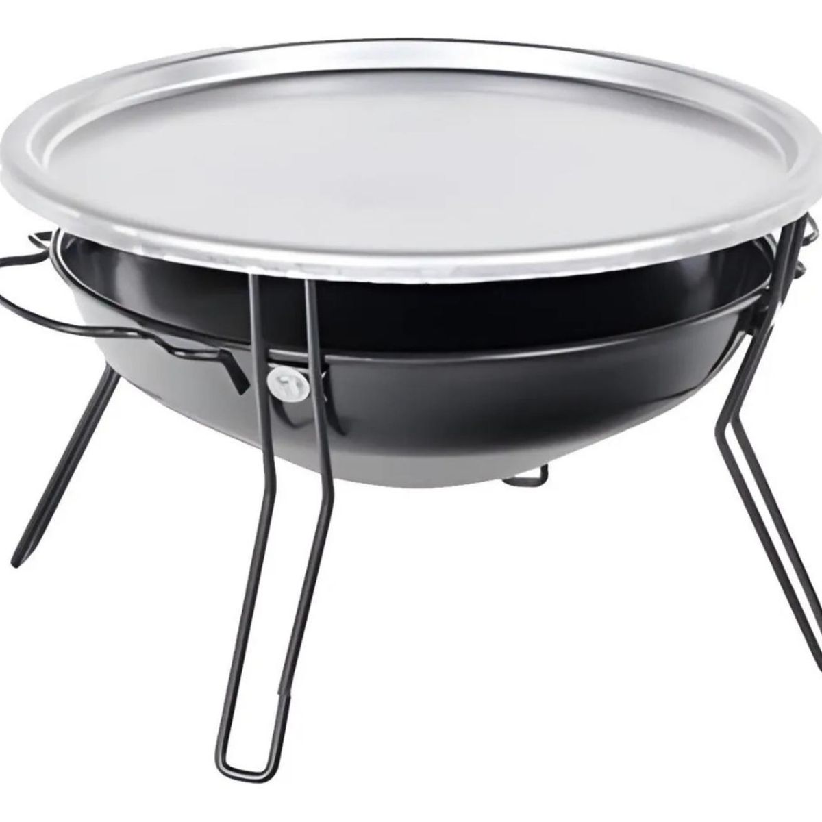 IMPORTCLICK - Parrilla Brasero Mesa Acero Inoxidable 30cm