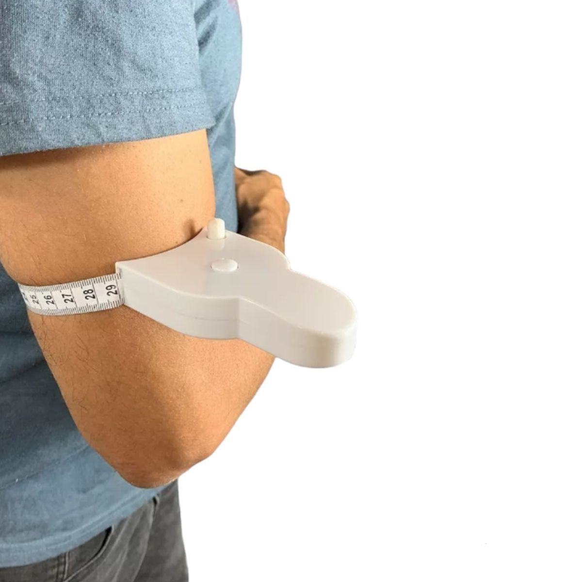 GENERICO - Cinta O Huincha Para Medir Perímetro Corporal Retráctil Blanco
