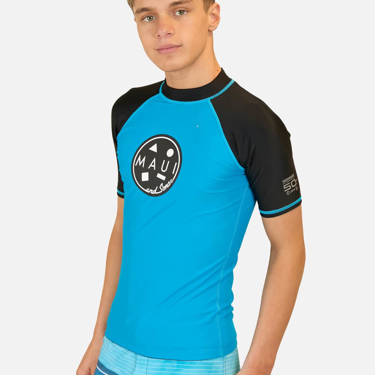 MAUI AND SONS - Polera UVP Alleysprout Azul Infantil Maui And Sons