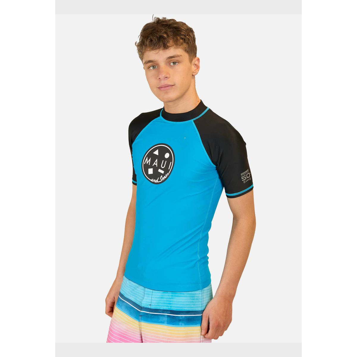 MAUI AND SONS - Polera UVP Alleysprout Azul Infantil Maui And Sons