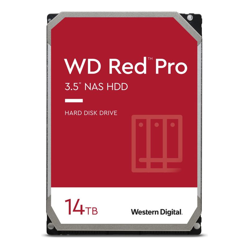 WESTERN DIGITAL - Disco Duro Interno WD Red Pro NAS 14TB 3.5"