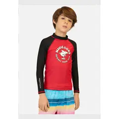 MAUI AND SONS - Polera UVP Oversy Rojo Niño