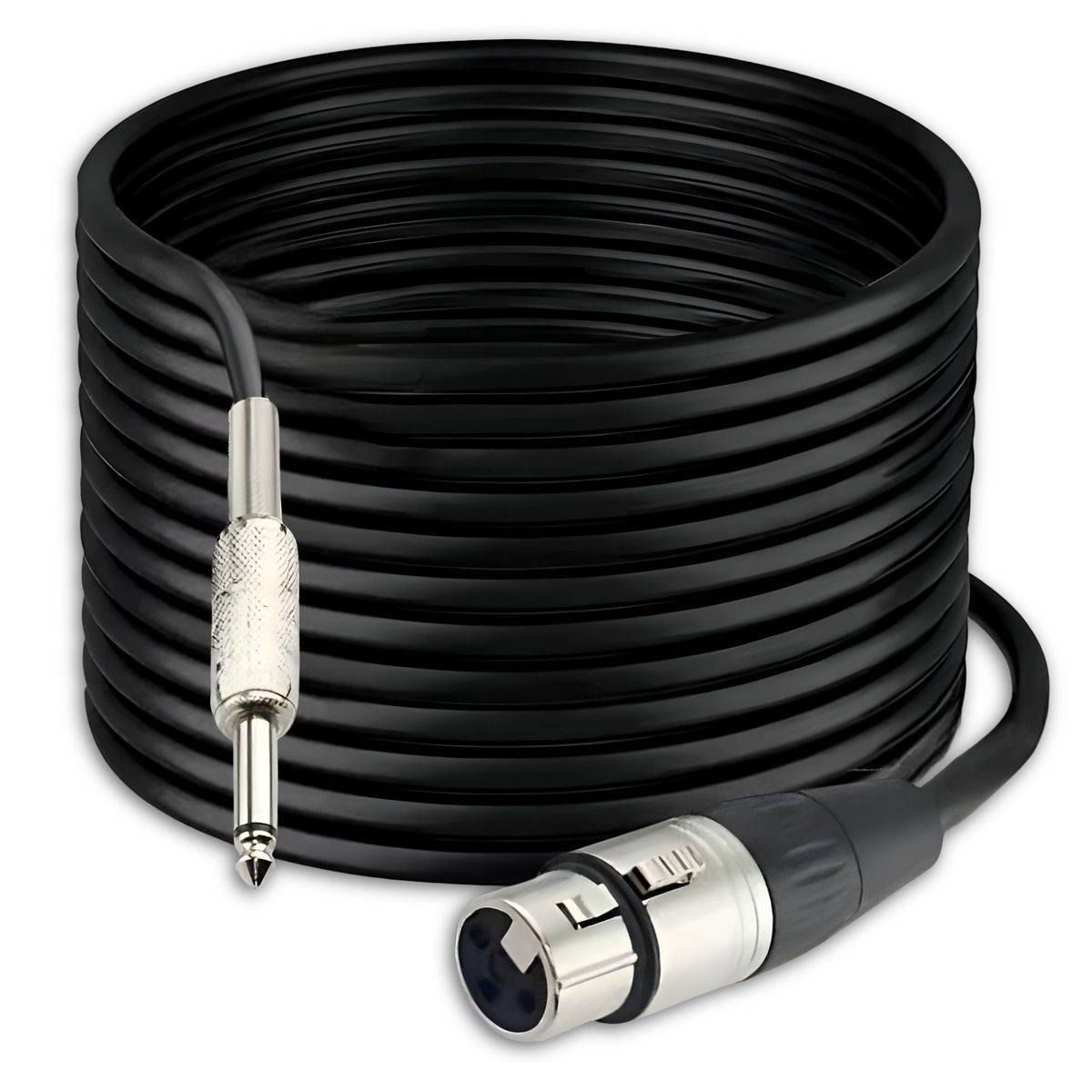 ULINK - Cable de Audio XLR Hembra a Jack 6,3mm Macho Profesional 10M