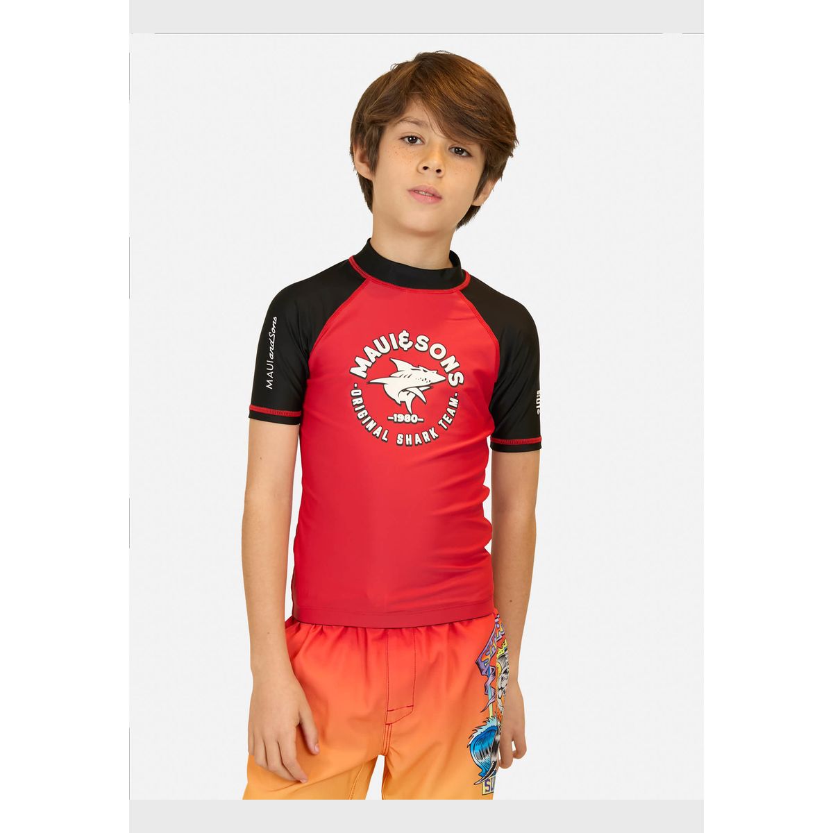 MAUI AND SONS - Polera UVP Parise Rojo Niño Maui And Sons