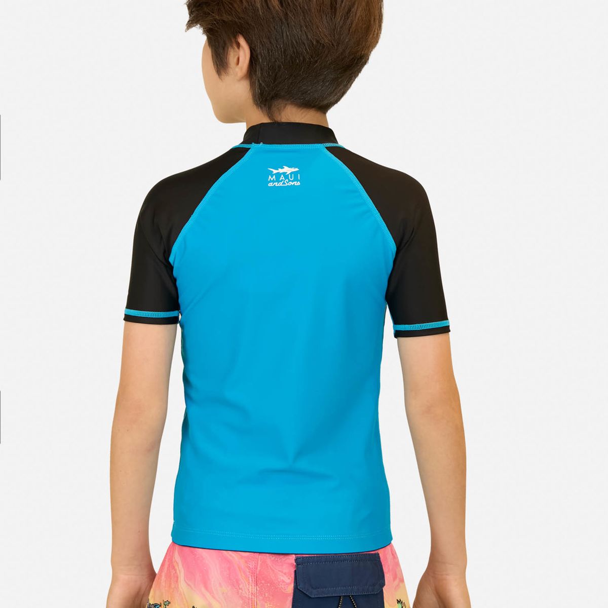 MAUI AND SONS - Polera UVP Parise Azul Niño Maui And Sons