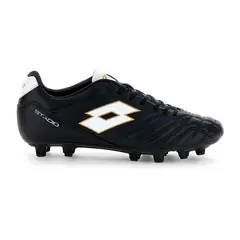 LOTTO - Zapato de Futbol Hombre - Stadio FG 705 Negro Blanco