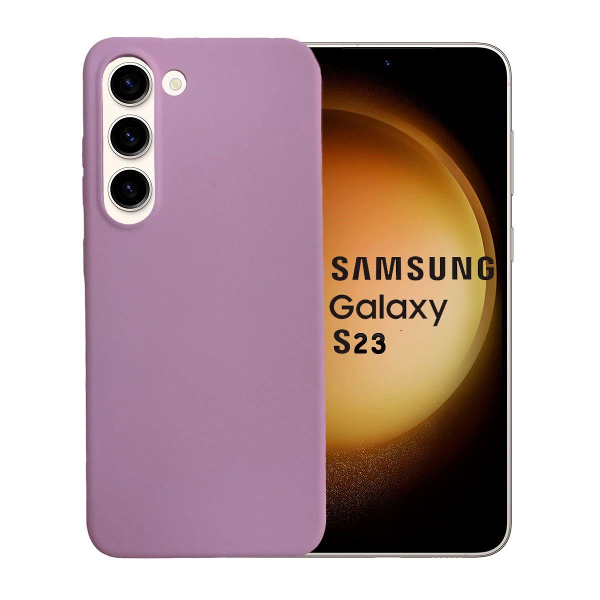 JOIGO - Carcasa Para Samsung S23 Goma Lila