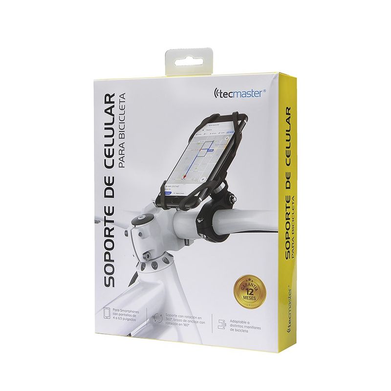TECMASTER - Soporte Celular Bicicleta o Moto Tecmaster