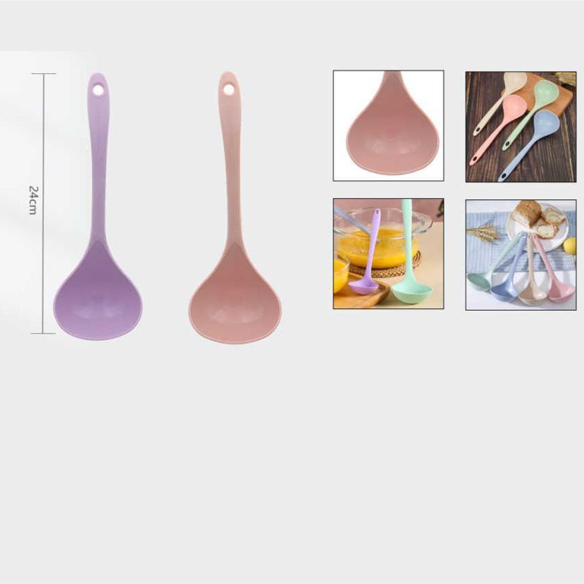 GENERICO - Cucharon de Sopa Plastico