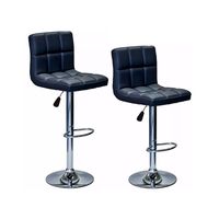 Set 2x Sillas De Bar - Negro - B009