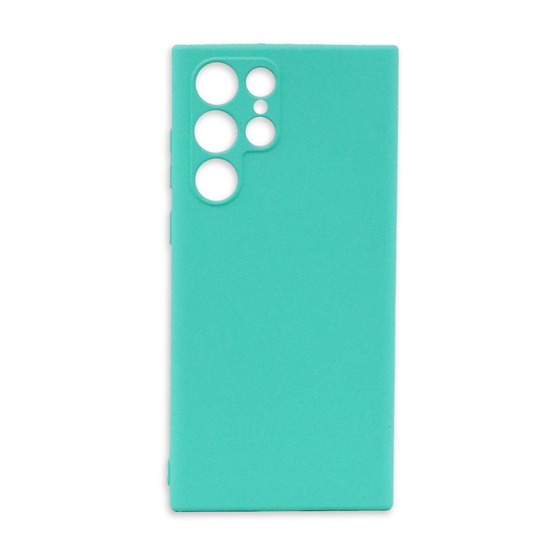 JOIGO - Carcasa Para Samsung S22 Ultra Goma Turquesa.
