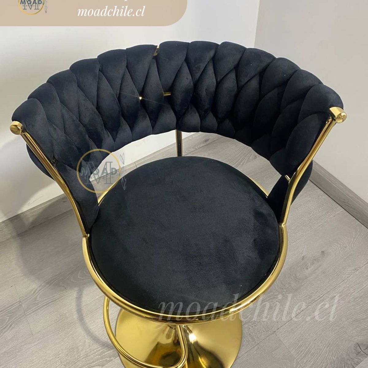 GENERICO - Taburete Queen Bar Negro