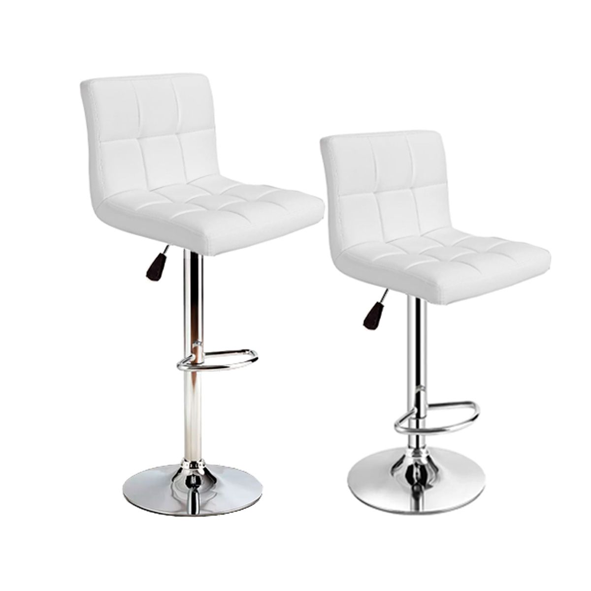 SDFIT - Set 2x Sillas De Bar - Blanco - B009