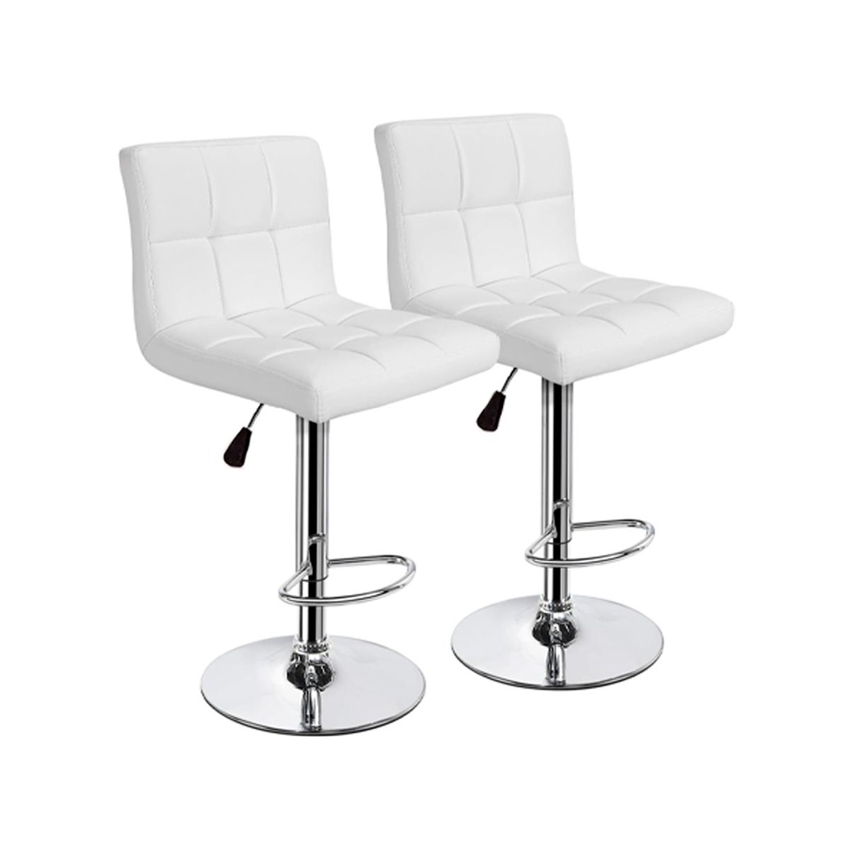 SDFIT - Set 2x Sillas De Bar - Blanco - B009