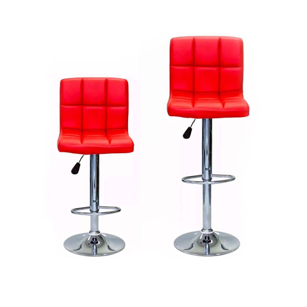 SDFIT - Set 2x Sillas De Bar - Rojo - B009