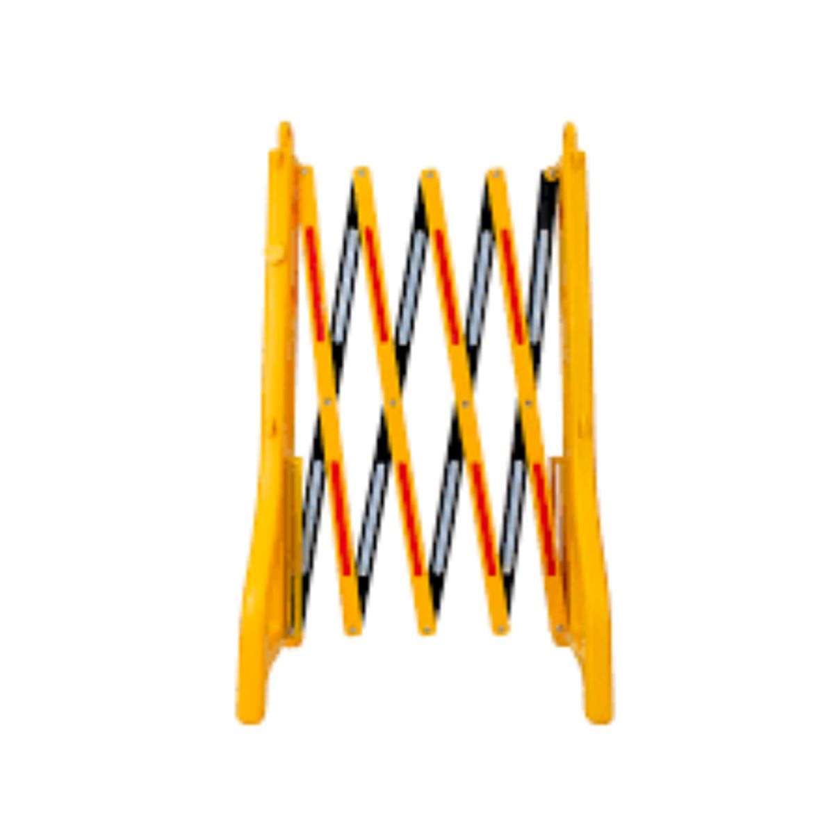 METALFER - Barrera Amarilla Extensible 2,5 Metros