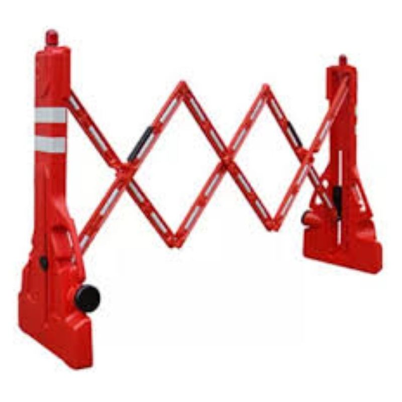 METALFER - Barrera Roja Extensible 2,5 Metros