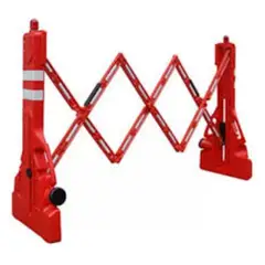 METALFER - Barrera Roja Extensible 2,5 Metros