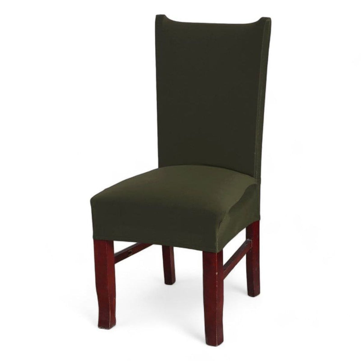 GENERICO - Pack 6 Fundas Sillas Comedor Tela Elastica - Verde