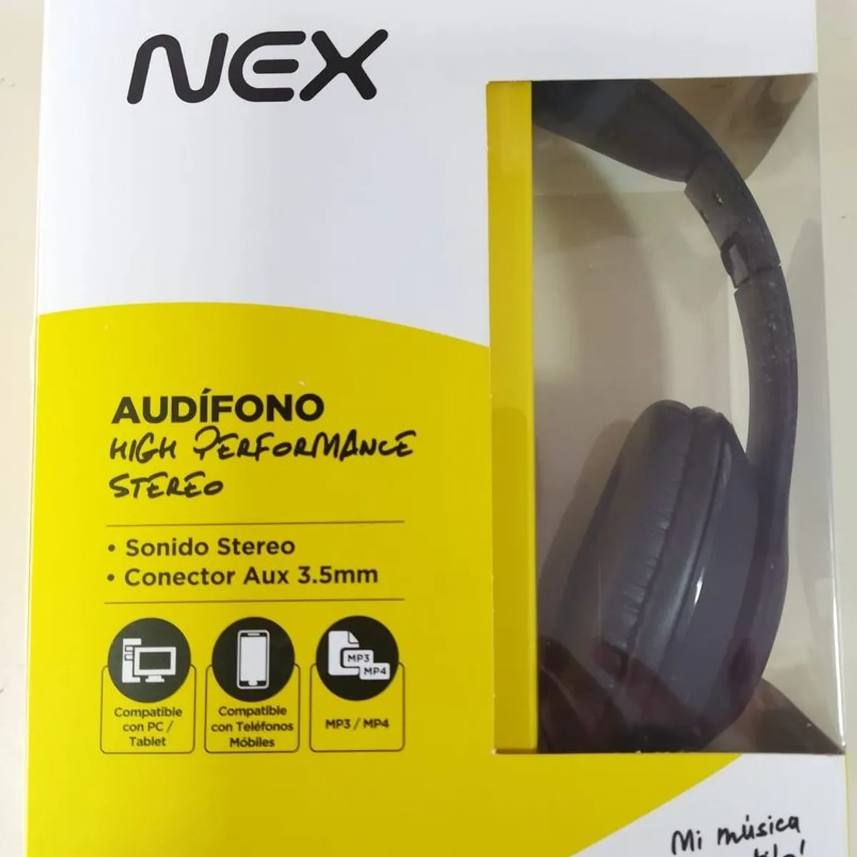 GENERICO - Audifonos nex,  Sonido stereo, Compatible con telefonos mobiles.