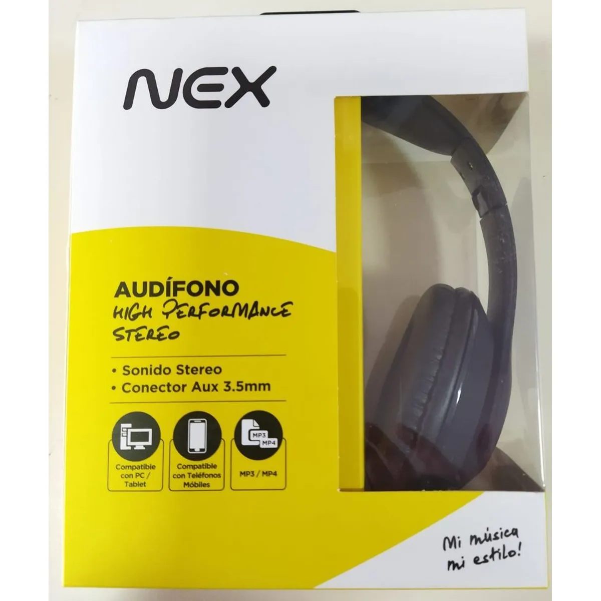 GENERICO - Audifonos nex,  Sonido stereo, Compatible con telefonos mobiles.