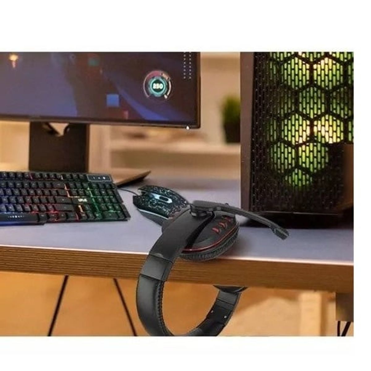 GENERICO - Kit gaming pro Teclado  Mouse  Audífonos LULUP