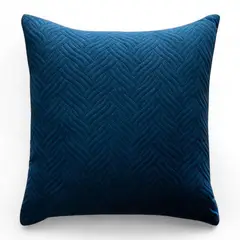 GENERICO - Funda Para Cojin Acolchada Tercipelo 43x43cm - Turquesa