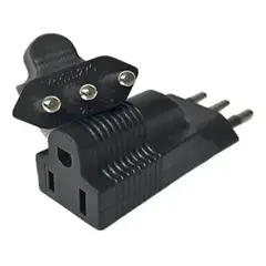 GENERICO - Adaptador enchufe Américano a/b a nacional 110/220, 10 A.