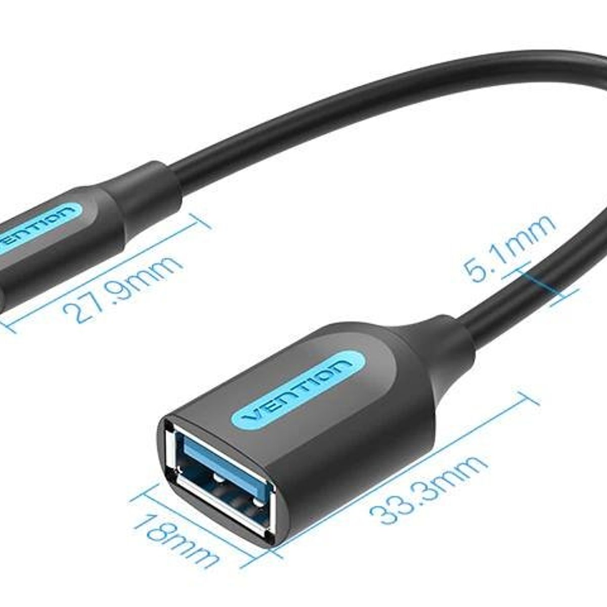 GENERICO - Cable adaptador USB 3.0 -Tipo C