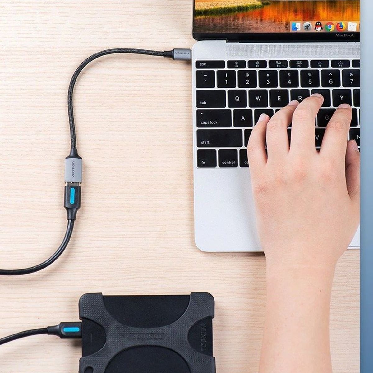 GENERICO - Cable adaptador USB 3.0 -Tipo C