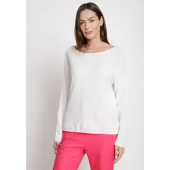 CANADIENNE - Tejido de Mujer Modelo Cameron Color Blanco