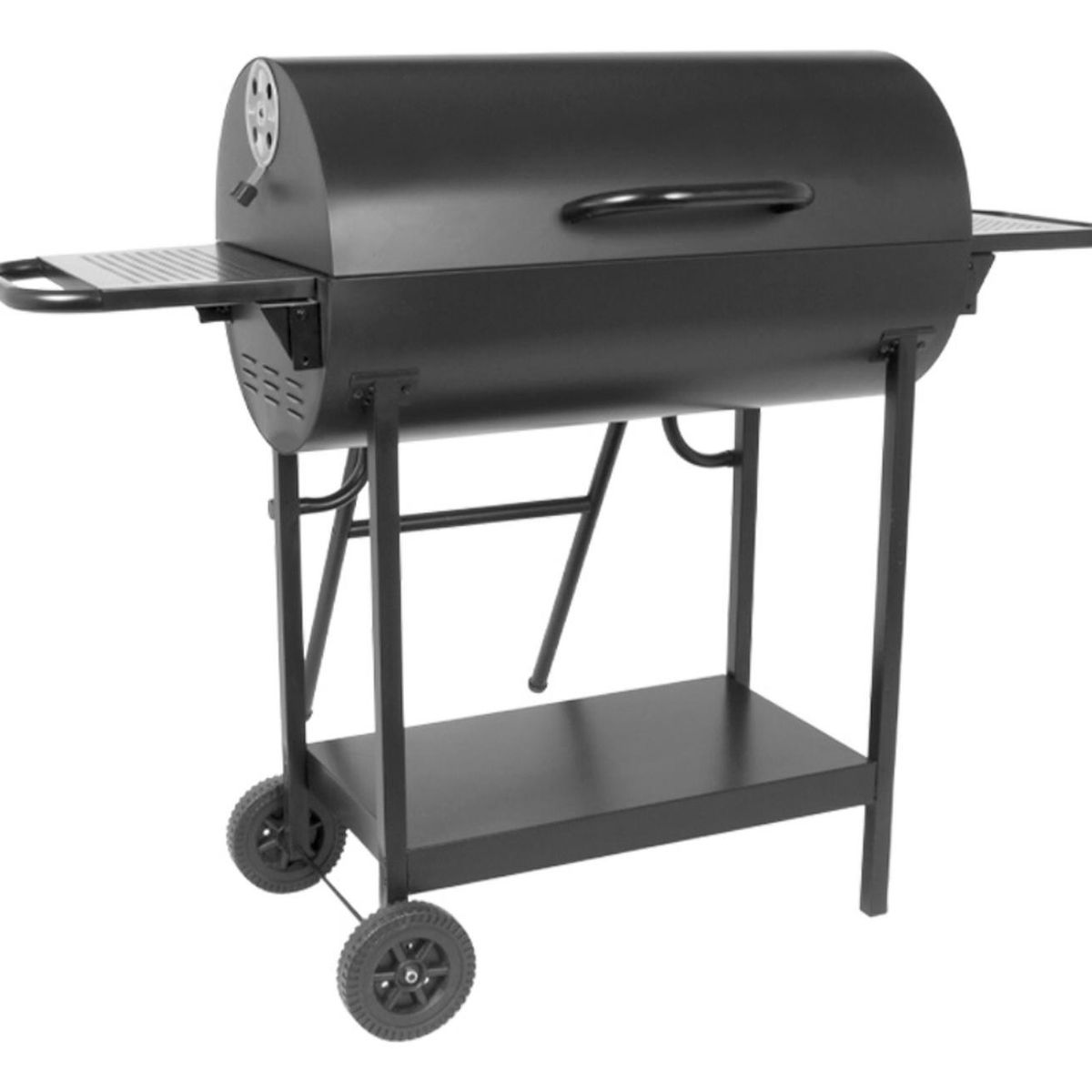 IMPORTCLICK - Parrilla Doble Carbón Repisas Laterales Tapa IMPORTCLICK