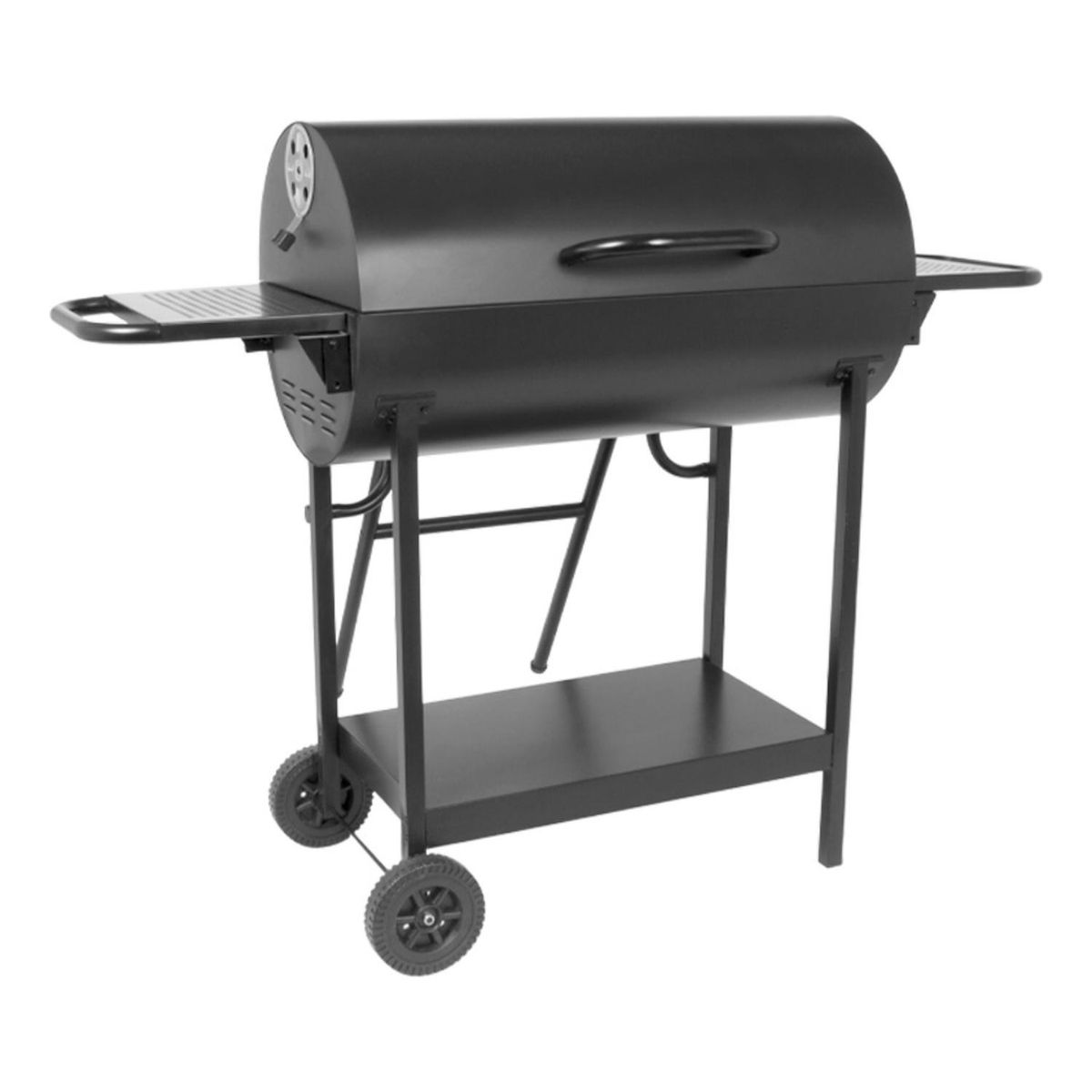 IMPORTCLICK - Parrilla Doble Carbón Repisas Laterales Tapa IMPORTCLICK