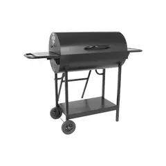 IMPORTCLICK - Parrilla Doble Carbón Repisas Laterales Tapa