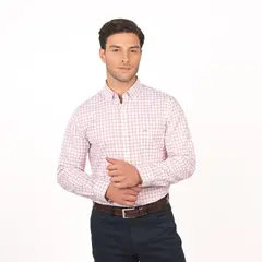 MCGREGOR - Camisa Wall Street Smart Cuadro Comfort Fit