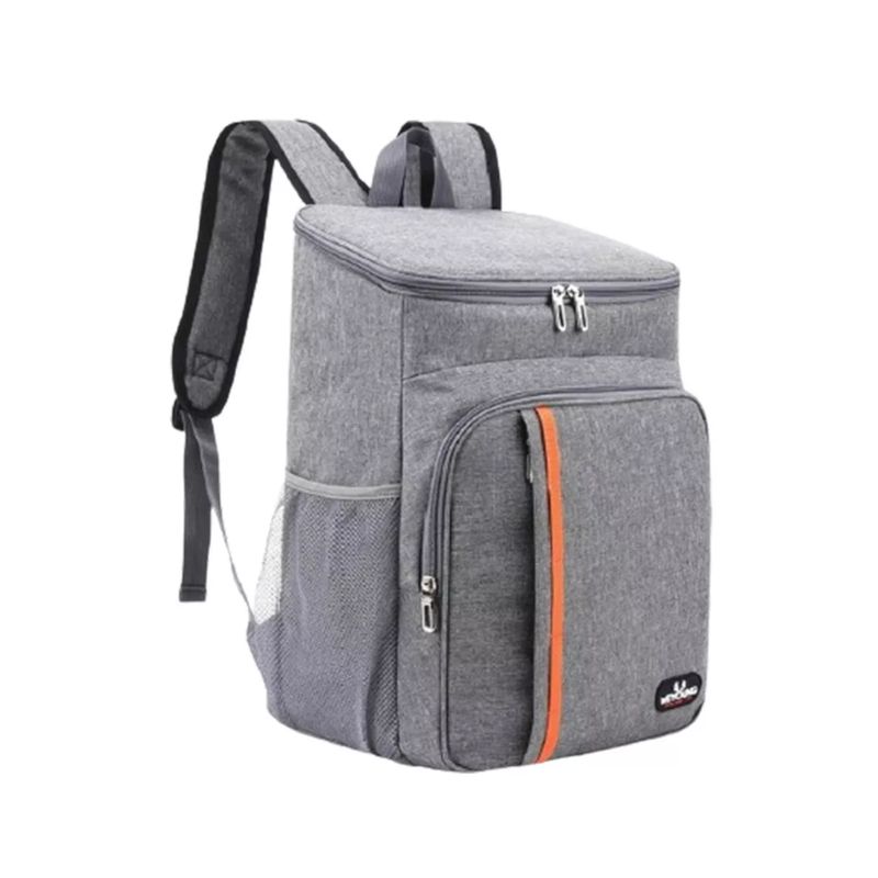 IMPORTCLICK - Mochila Térmica Alimentos Impermeable Lisa Gris 18 L IMPORTCLICK