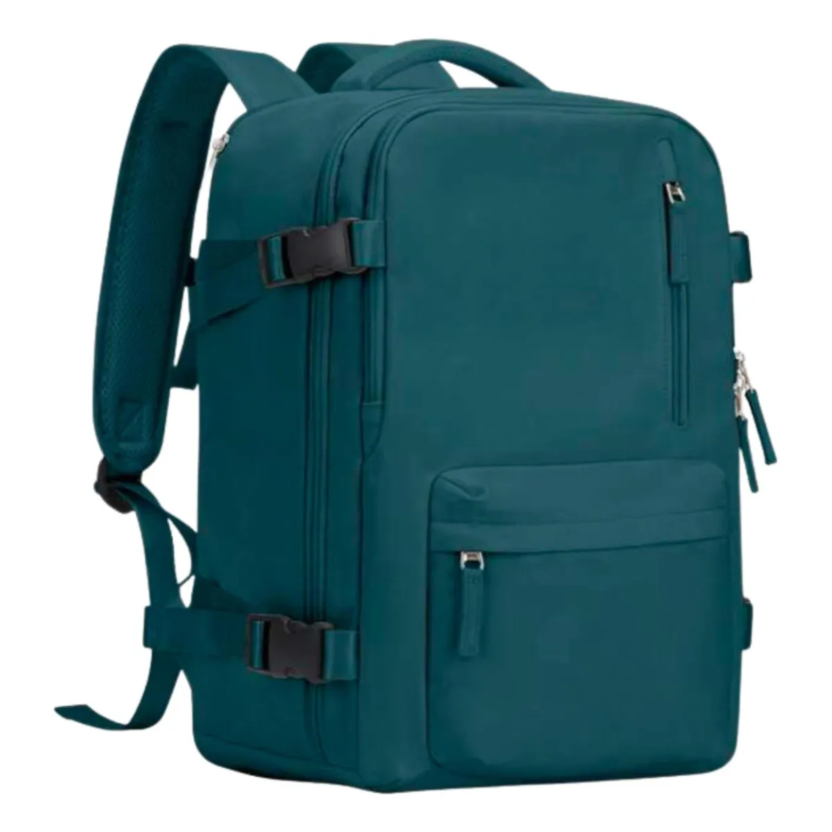 IMPORTCLICK - Mochila Viaje Gran Capacidad USB Tela Verde DLX IMPORTCLICK