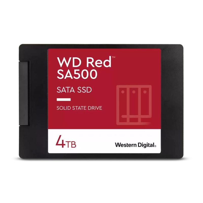 WESTERN DIGITAL - Disco Estado Sólido Interno SA500 NAS SATA 4TB 2.5"