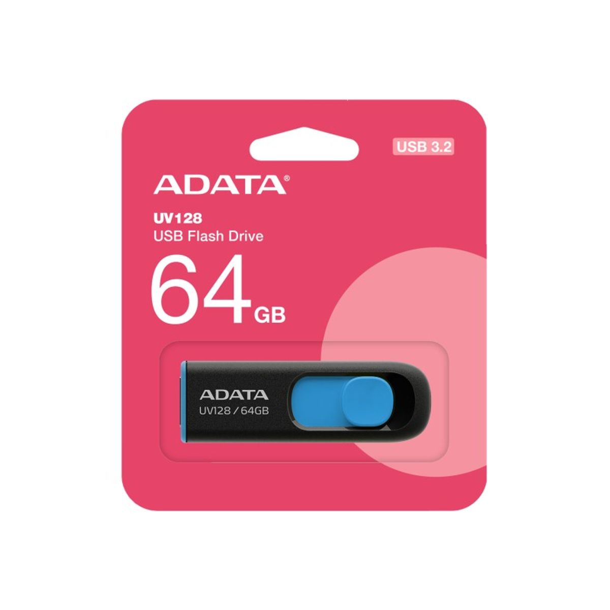 ADATA - ADATA Pendrive 32 UV128 64GB AUV128-64G-RBE