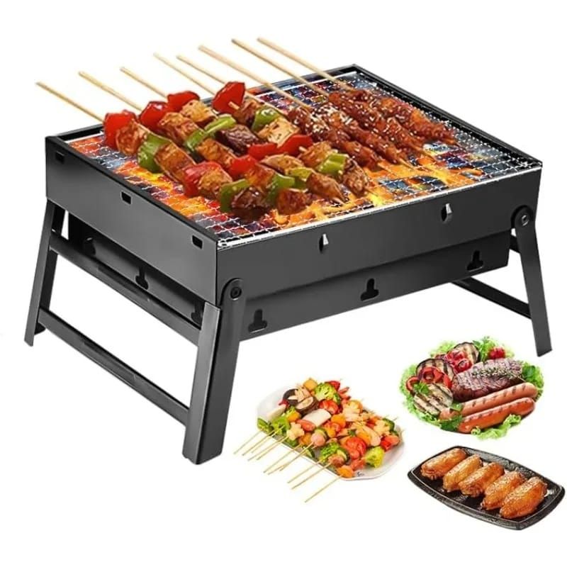 GENERICO - Parrilla Portátil a Carbón Plegable