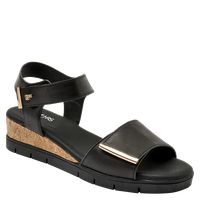 Sandalia Casual Mujer Negro