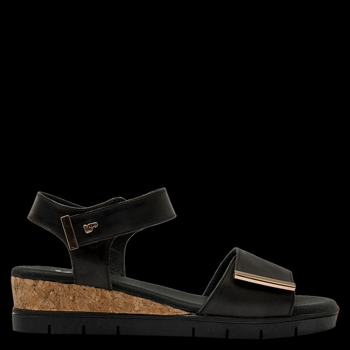 16 HRS - Sandalia Casual Mujer Negro 16 Hrs