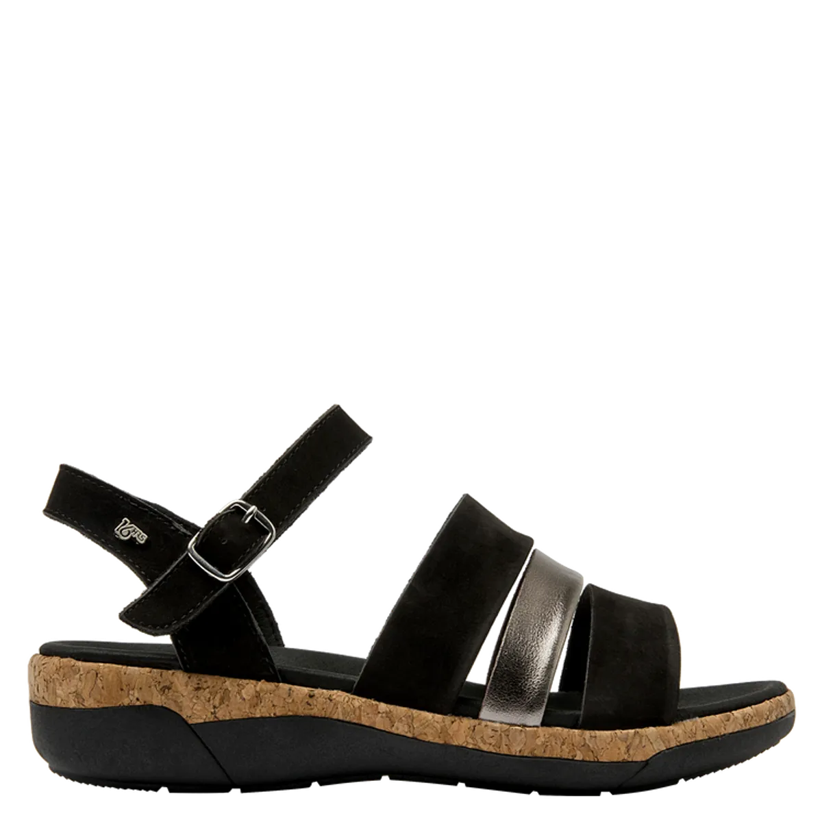 16 HRS - Sandalia Casual Mujer Negro 16 Hrs