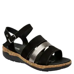 16 HRS - Sandalia Casual Mujer Negro