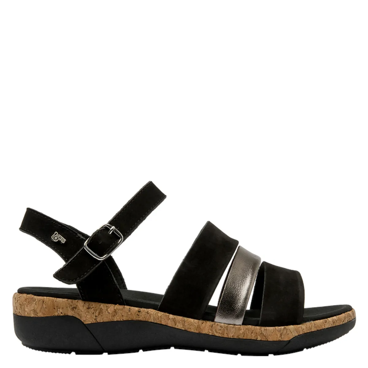 16 HRS - Sandalia Casual Mujer Negro 16 Hrs