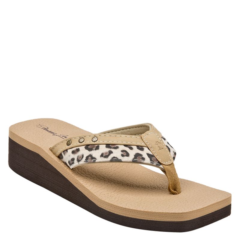 PANAMA JACK - Sandalia Casual Mujer Marrón claro Panama Jack