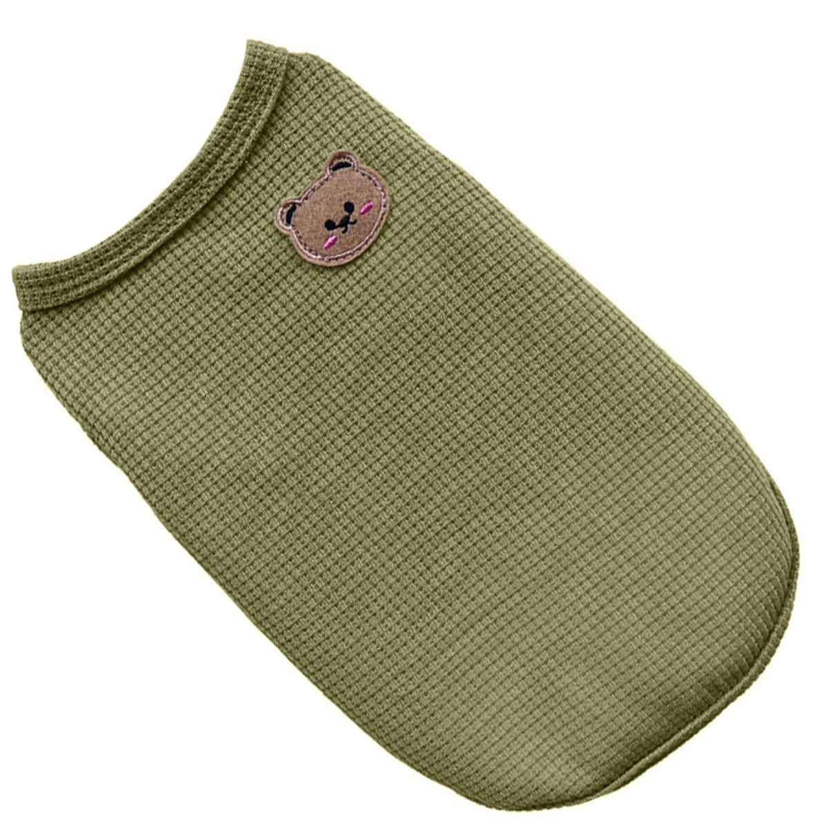 MASCO TODO - Polera Osito para Mascota Perro color Verde Talla S